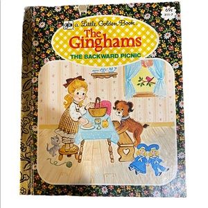 Vintage Little Golden Book “The Ginghams: The Backward Picnic”